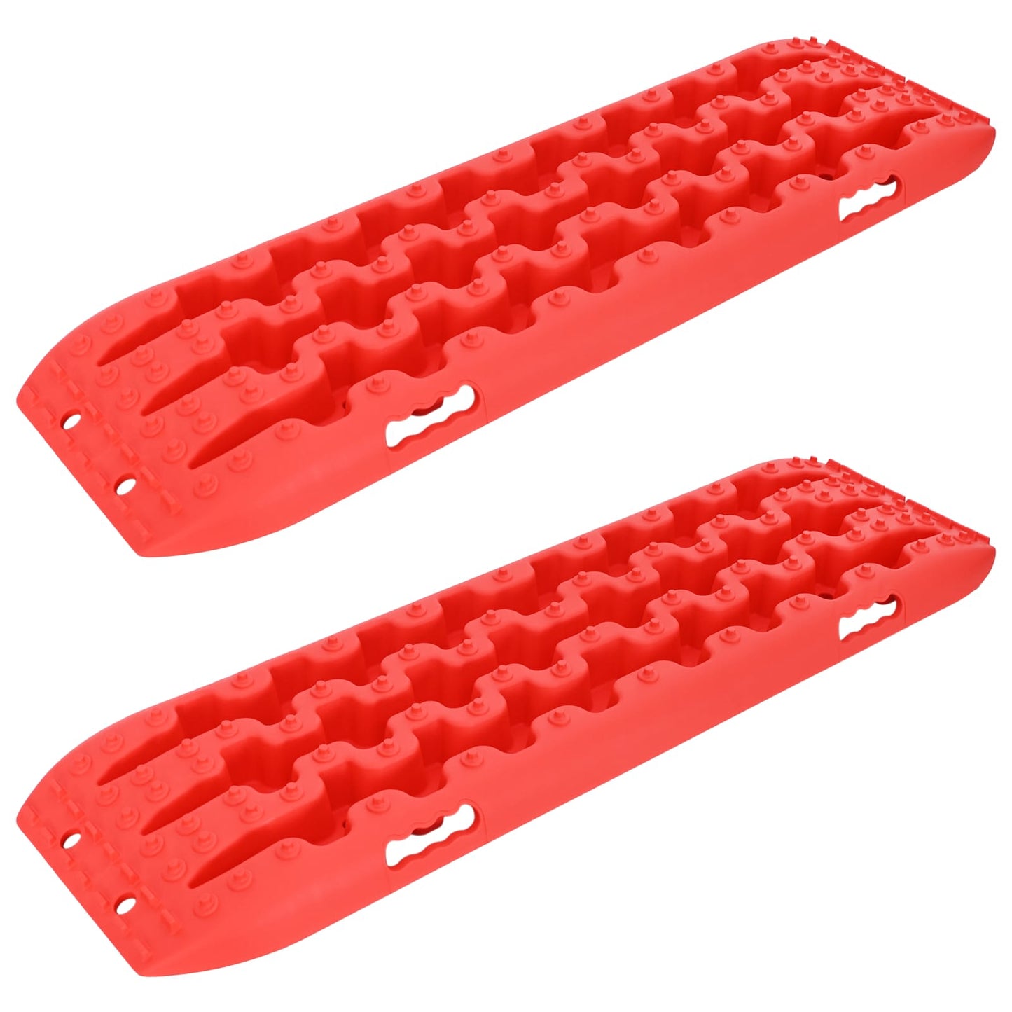 Traction Board 2 pcs Rød 106 x 30,5 x 7 cm Forstærket nylon
