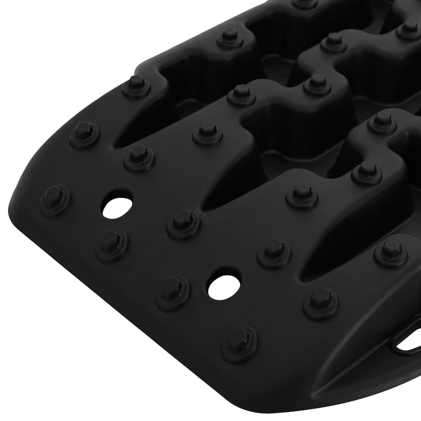 Traction Board 2 pcs Sort 57,5x30,5x5,5 cm Forstærket nylon