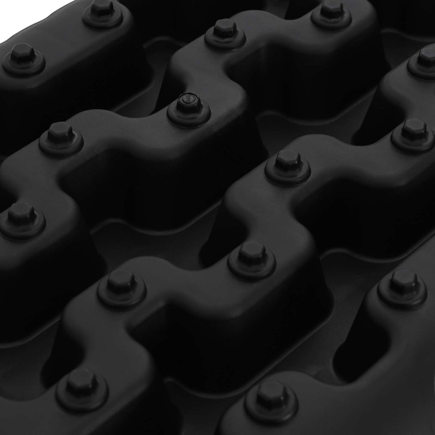 Traction Board 2 pcs Sort 57,5x30,5x5,5 cm Forstærket nylon