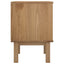 Sengebord OTTA Sort 45 x 39 x 57 cm Massivt fyrretræ