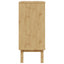Skuffeskab OTTA Sort 76,5 x 39,5 x 90 cm Massivt fyrretræ