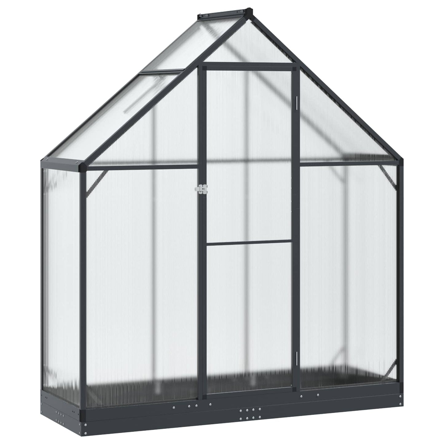Have Drivhus med dør med lås Antracit 183,5 x 63,5 x 207 cm