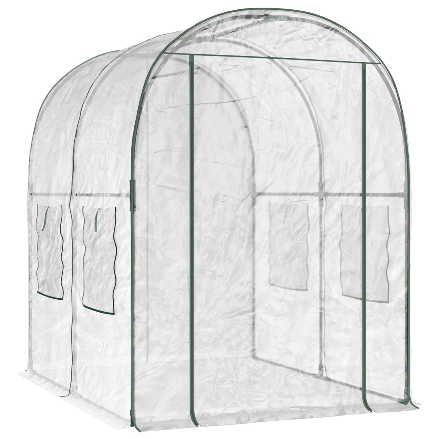 Drivhus med ramme 160 x 200 x 192,5 cm PVC Transparent