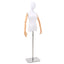 Justerbar mannequin 165-213 cm med base Kvinde PP Hvid