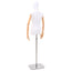 Justerbar mannequin 165-213 cm med base Kvinde PP Hvid