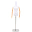 Justerbar mannequin 165-213 cm med base Kvinde PP Hvid
