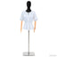 Justerbar mannequin 165-213 cm med base Kvinde PP Sort