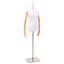 Justerbar mannequin 165-213 cm med base Kvinde PP Hvid