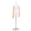 Justerbar mannequin 165-213 cm med base Kvinde PP Hvid