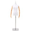 Justerbar mannequin 165-213 cm med base Kvinde PP Hvid