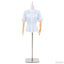 Justerbar mannequin 165-213 cm med base Kvinde PP Hvid