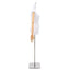 Justerbar mannequin 165-213 cm med base Kvinde PP Hvid