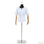Justerbar mannequin 165-213 cm med base Kvinde PP Sort