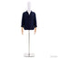 Justerbar mannequin 170-218 cm med base Mand PP Hvid