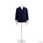 Justerbar mannequin 170-218 cm med base Mand PP Hvid