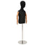 Justerbar 120-150 cm Mannequin med Base Unisex PP Sort