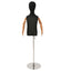 Justerbar 120-150 cm Mannequin med Base Unisex PP Sort