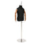 Justerbar 120-150 cm Mannequin med Base Unisex PP Sort