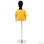 Justerbar 120-157 cm Mannequin med Base Unisex PP Sort