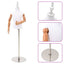 Justerbar 120-157 cm Mannequin med Base Unisex PP Hvid