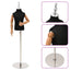 Justerbar 120-157 cm Mannequin med Base Unisex PP Sort