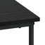 Skrivebord med opbevaring Sort eg 100 x 50 x 75 cm