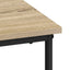 Skrivebord med opbevaring Sonoma-eg 100 x 50 x 75 cm