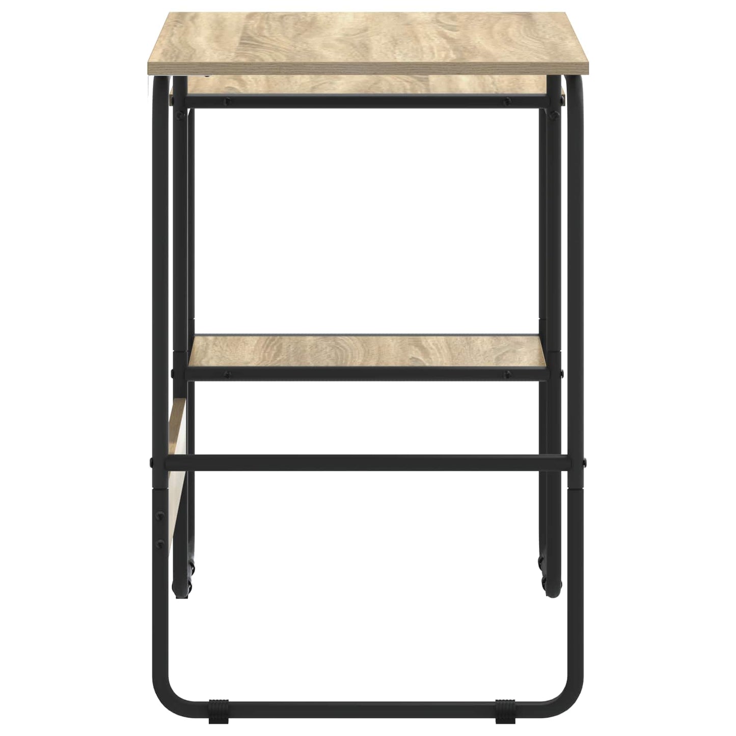 Skrivebord med opbevaring Sonoma-eg 100 x 50 x 75 cm