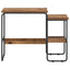 Skrivebord med opbevaring Egetræ 100 x 50 x 75 cm