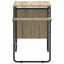 Skrivebord med opbevaring Sonoma-eg 120 x 50 x 75 cm