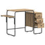 Skrivebord med opbevaring Artisan-eg 120 x 50 x 75 cm