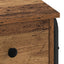 Skrivebord med opbevaring Egetræ 100 x 50 x 75 cm