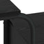 Skrivebord med opbevaring Sort eg 145 x 50 x 75 cm