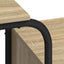 Skrivebord med opbevaring Sonoma-eg 145 x 50 x 75 cm