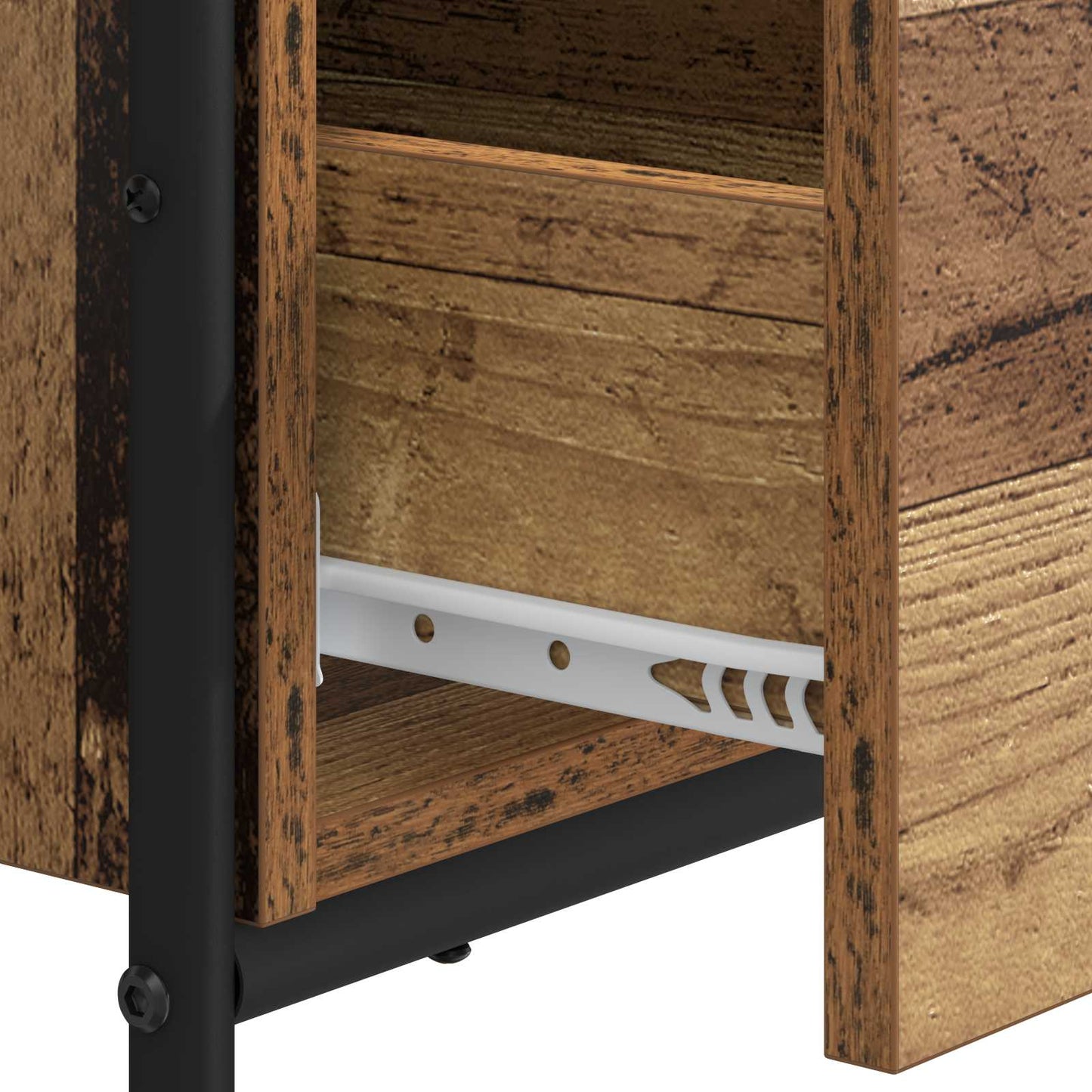 Skrivebord med opbevaring Egetræ 145 x 50 x 75 cm