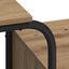 Skrivebord med opbevaring Artisan-eg 145 x 50 x 75 cm