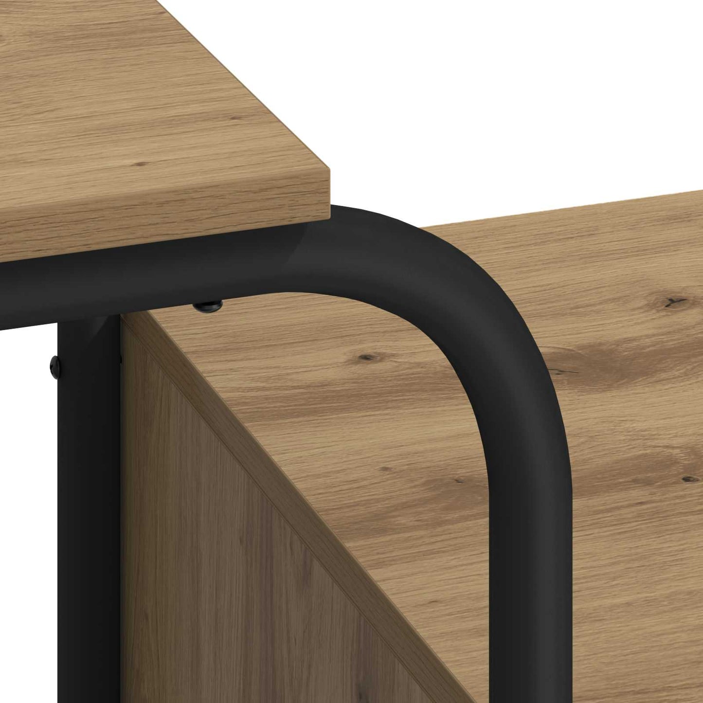 Skrivebord med opbevaring Artisan-eg 145 x 50 x 75 cm