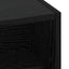 Skrivebord med opbevaring Sort eg 60 x 50 x 91 cm