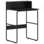 Skrivebord med opbevaring Sort eg 60 x 50 x 91 cm