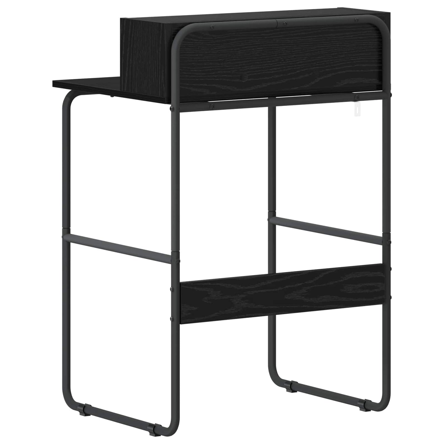 Skrivebord med opbevaring Sort eg 60 x 50 x 91 cm