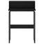Skrivebord med opbevaring Sort eg 60 x 50 x 91 cm
