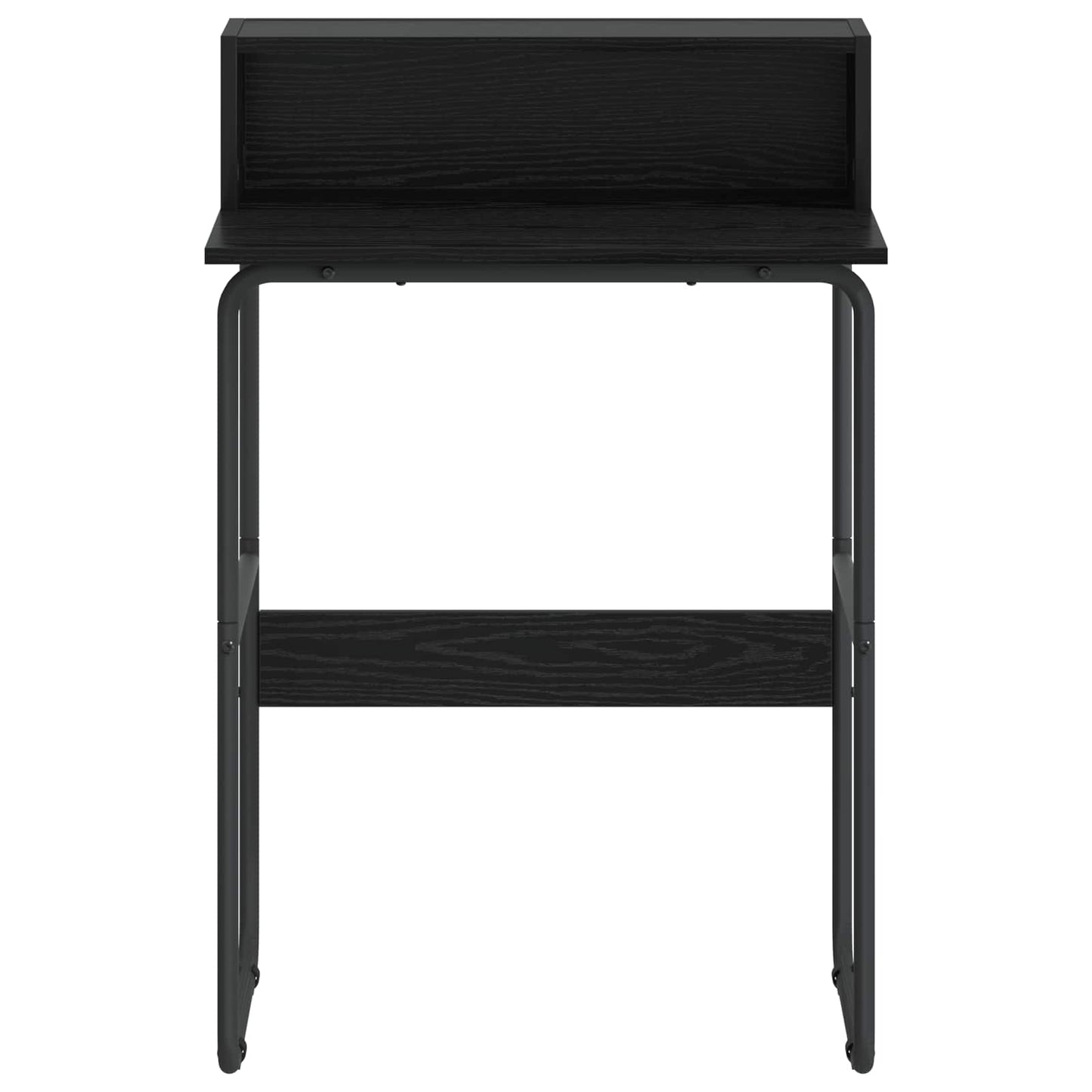 Skrivebord med opbevaring Sort eg 60 x 50 x 91 cm