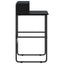 Skrivebord med opbevaring Sort eg 60 x 50 x 91 cm