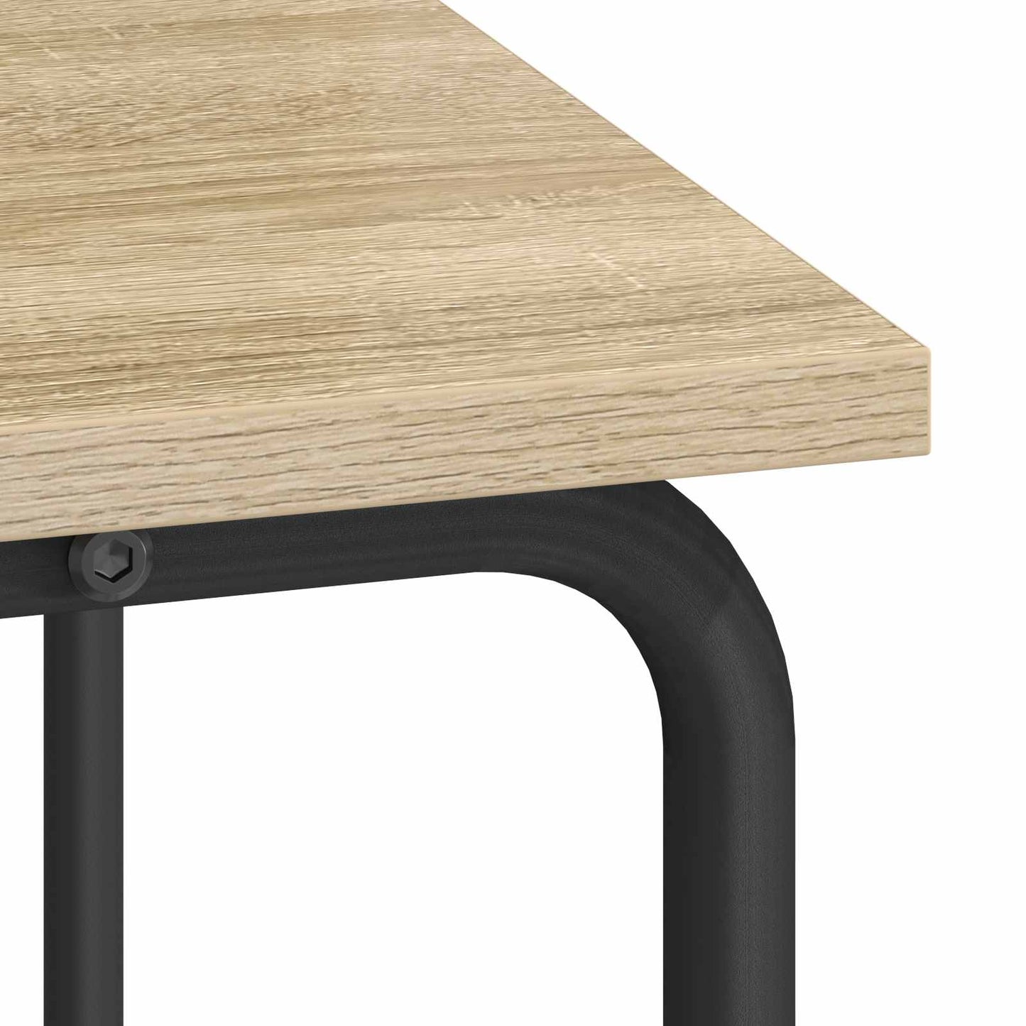 Skrivebord med opbevaring Sonoma-eg 60 x 50 x 91 cm