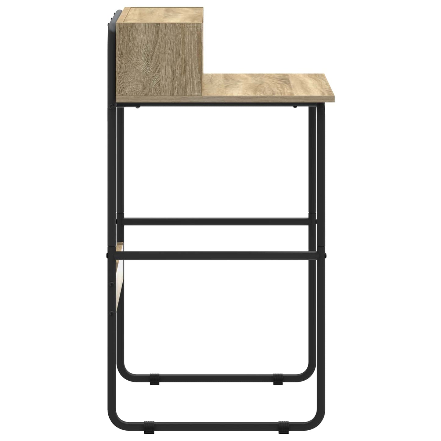 Skrivebord med opbevaring Sonoma-eg 60 x 50 x 91 cm
