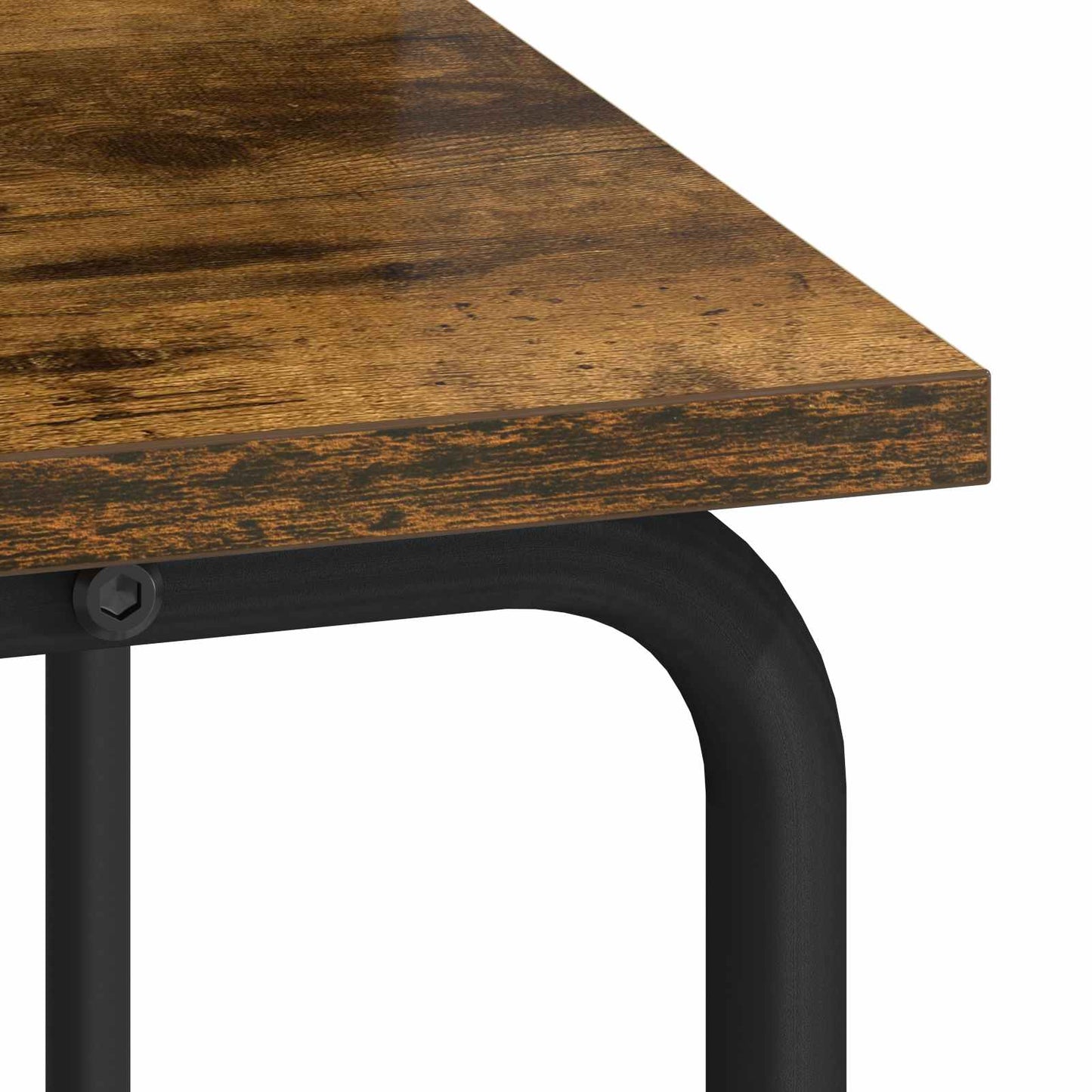 Skrivebord med opbevaring Røget eg 60 x 50 x 91 cm