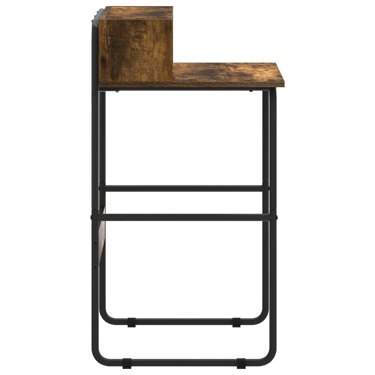Skrivebord med opbevaring Røget eg 60 x 50 x 91 cm