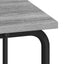 Skrivebord med opbevaring Grå Sonoma 60 x 50 x 91 cm