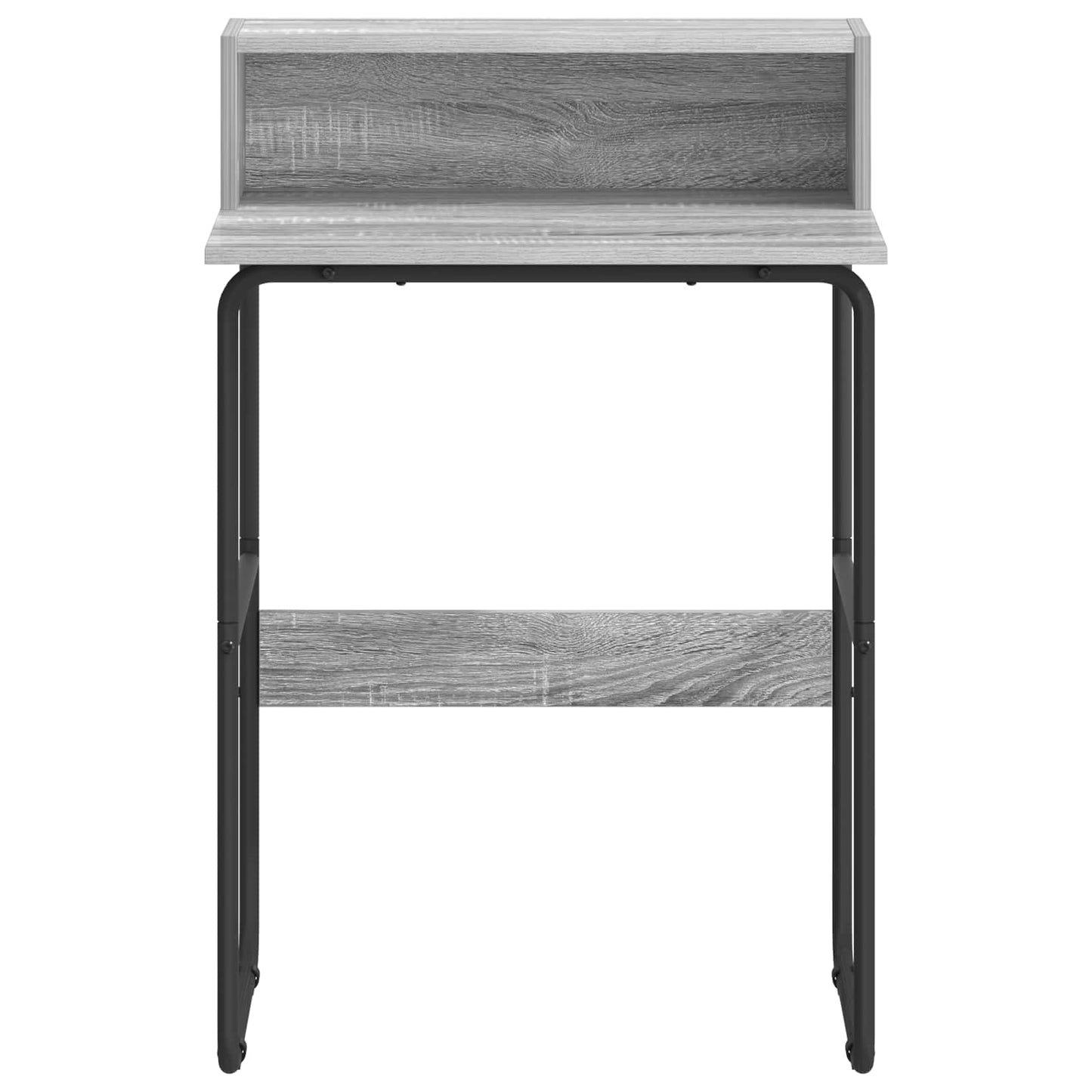 Skrivebord med opbevaring Grå Sonoma 60 x 50 x 91 cm