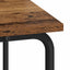 Skrivebord med opbevaring Egetræ 60 x 50 x 91 cm